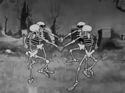 Dansande skelett